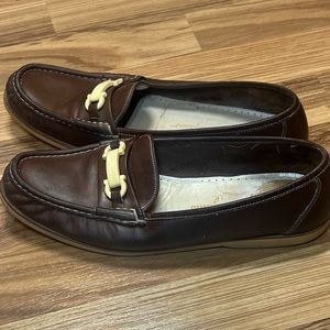 Ferragamo Women’s  Brown Loafers, sz 9.5